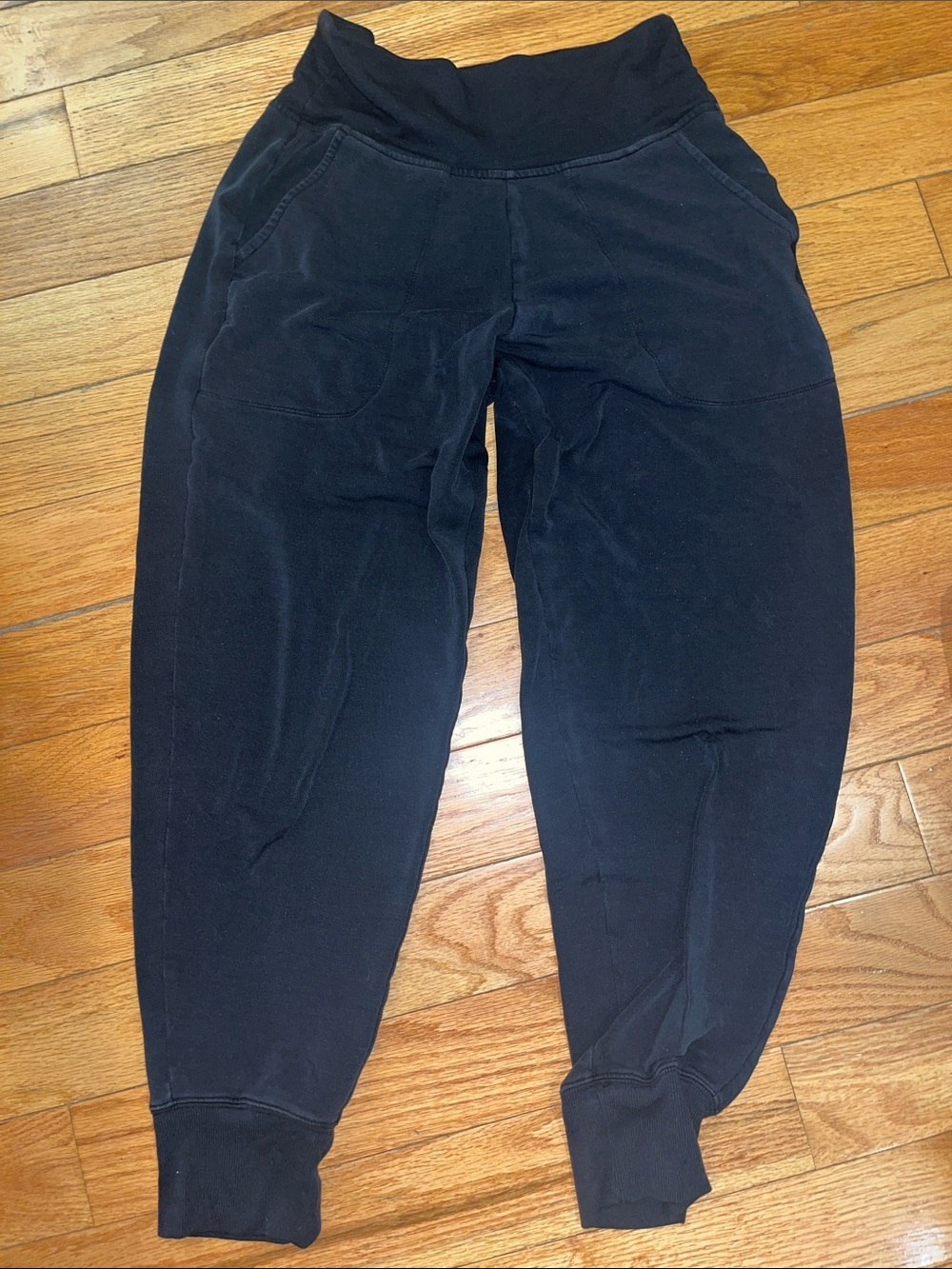 Athleta Black Cozy High-Waist Jogger Pants